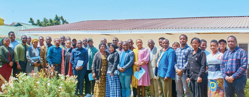 Participants gathered outside the training venue in Iringa